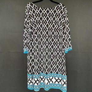 EUC Lined Dress with Turkish/Arabesque-ish Design